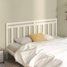 White Headboards vidaXL white, 206 Pine Bed Headboard