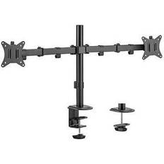 Vesa 100 Gembird MA-D2-01 Adjustable Desk 2 Display Mounting Arm 32" VESA 100 Noir