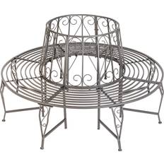 Tectake Outdoor Sofas & Benches tectake 360 Degree Circular Garden Bench