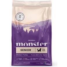 Monster Kæledyr Monster Dog Senior Chicken Turkey 2 kg