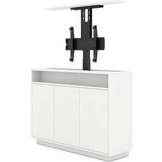 White tv unit Multibrackets M - cabinet unit Lift