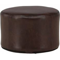 Venture Design Eastport Braun PU Sitzhocker Sessel Sitzpuff