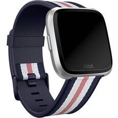 Fitbit Correas de reloj inteligente Fitbit Ftb0349a Cinturino Versa In Tessuto E Silicone Large Blu Rosa