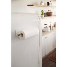 Yamazaki Home Magnetischer Papierhandtuchhalter Weiss Küchenpapierhalter