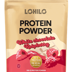 Proteinpulver Med Hvid Chokolade- Og Hindbærsmag