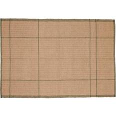 Hübsch Capri Rug Beige, Naturfarvet, Grøn