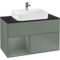 Grön Badrumsmöbler Villeroy & Boch Finion G362GMGM