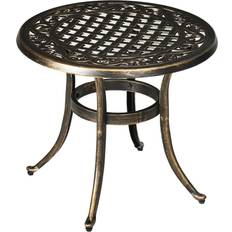 Best Outdoor Side Tables OutSunny Industrial Garden Outdoor Side Table