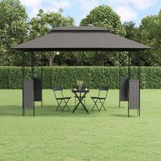 vidaXL Gazebo with Roof Anthracite 400 x 300 x 270 cm