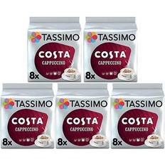 Tassimo Costa Cappuccino 16 Pods x5 Packs