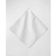 Red Cloth Napkins Juliska Trim Linen/Cotton Napkin Servilleta de Tela Blanco, Rojo