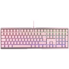 Gamingtastatur - Rosa Tastaturen Cherry MX 3.0S RGB DE-Layout, MX