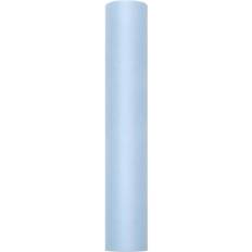 Festartikler PartyDeco Lys blå tyl 30 cm