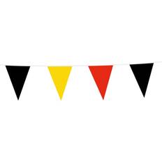 Globos Vimpelgirlang Svart/Gul/Röd