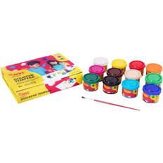 Acuarelas Jovi Caja de 12 Botes de Tempera Escolar 35 ml