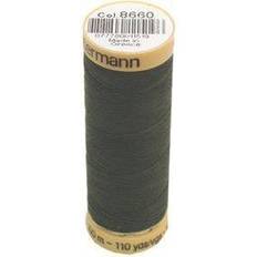 Gutermann 103C-8660 Natural Cotton Thread, 110 yd, Deep Forest, Green