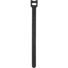 Toolcraft KL12X280SC Hook-and-loop cable tie for bundling Hook and loop pad L x W 280 mm x 12 mm Black 16 pcs