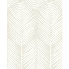 NextWall Palm Silhouette Coastal Peel and Stick Wallpaper