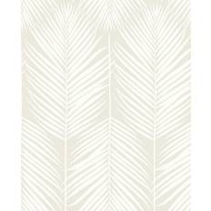 NextWall Sea Salt Palm Silhouette Peel and Stick Wallpaper