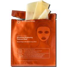 Dr Dennis Gross Ansiktsmasker Dr Dennis Gross Skincare Vitamin C and Lactic Biocellulose Brightening Treatment Mask 10ml