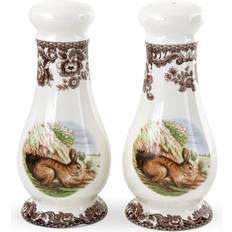 Green Spice Mills Spode Woodland Salt & Pepper Shakers Set Spice Mill