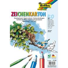 Papier Folia 50 folia Zeichenkarton DIN A4