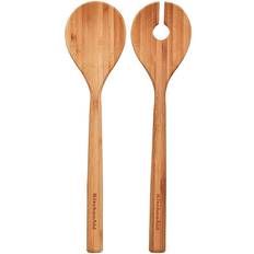 Wood Serving Cutlery KitchenAid Universal Bamboo Salad Server 5