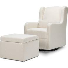 Gold Armchairs Carter's DaVinci Adrian Swivel Glider with Storage CertiPUR-US Certified