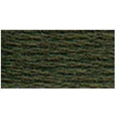 Black Yarn DMC Pearl Cotton Skein Size 5 27.3yd-Black Avocado Green