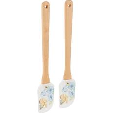 Lavabile a mano Cucchiai di legno Lenox Butterfly Meadow Printed Spatulas Set of 2 Cucchiaio di legno