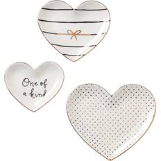 Lavabile a mano Set posate 3 Piece Catch All Heart Dishes Set posate