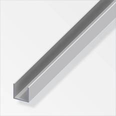 U profil byggematerialer Alfer U-profil Aluminium 8x10.1 mm