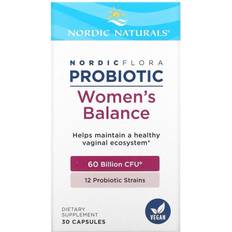 Flora +probiotika Nordic Naturals Nordisk Flora Probiotika Kvinders Balance 30 Kapsler 30 stk