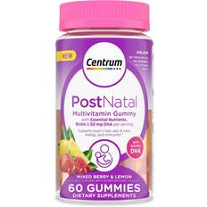 Centrum Postpartum Multivitamin Gummies Mixed Berry and Lemon 60 Gummies