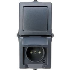 Kopp 138515009 Wet room switch product range Nautic Anthracite