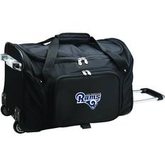 Mojo Black Los Angeles Rams 22"" 2-Wheeled Duffel