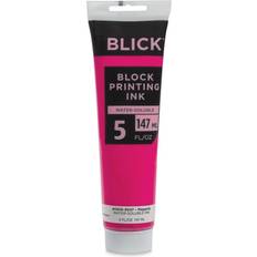 Pink Textile Paint Blick Water-Soluble Block Printing Ink Magenta, 5 oz Tube