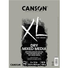 Gris Bloques de Dibujo y Bocetos Canson XL Dry Mixed Media Pads gray 9 in. x 12 in