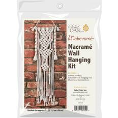 Solid Oak Small Format Macrame Kit-Three Triangles