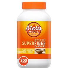 Gut Health Metamucil SuperFiber Supplement Powder, Gluten Free Sugar