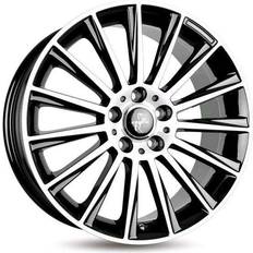 17 inch - 5/120 Autovelgen Keskin KT18 Zwart Gepolijst