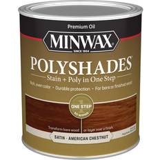 Minwax PolyShades Semi-Transparent Satin American Chestnut Oil-Based Stain/Polyurethane