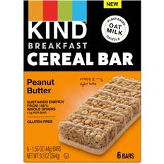 KIND Oatmilk Drizzle Cereal Bar Peanut Butter 6