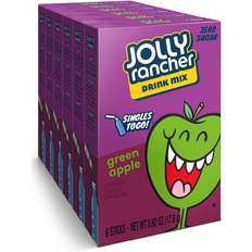 Jolly rancher Jolly Rancher Singles to Go Grøn Æble 6 Stænger