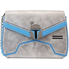 Loungefly Jango Fett Chain Shoulder Bag silver blue