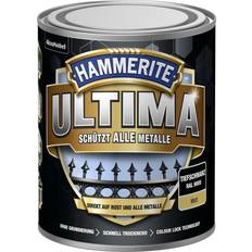 Hammerite Metallschutzlack ULTIMA tiefschwarz RAL 9005 Metallfarbe 0.75L