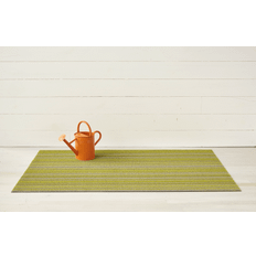 Mønster ja/nei Matter & Feller Chilewich Easy Care Skinny Stripe Shag Doormat Gul, Hvit