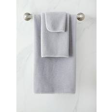 Bath Towel Bee Waffle 70 x 140 cm Badehåndklæde Grå, Sølv