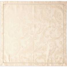 Cloth Napkins SFERRA Plume Jacquard Set 4 PARCHMENT Cloth Napkin