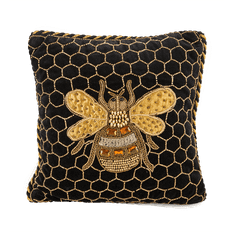 Mackenzie-Childs Queen Bee Complete Decoration Pillows Multicolor (35.6x35.6cm)